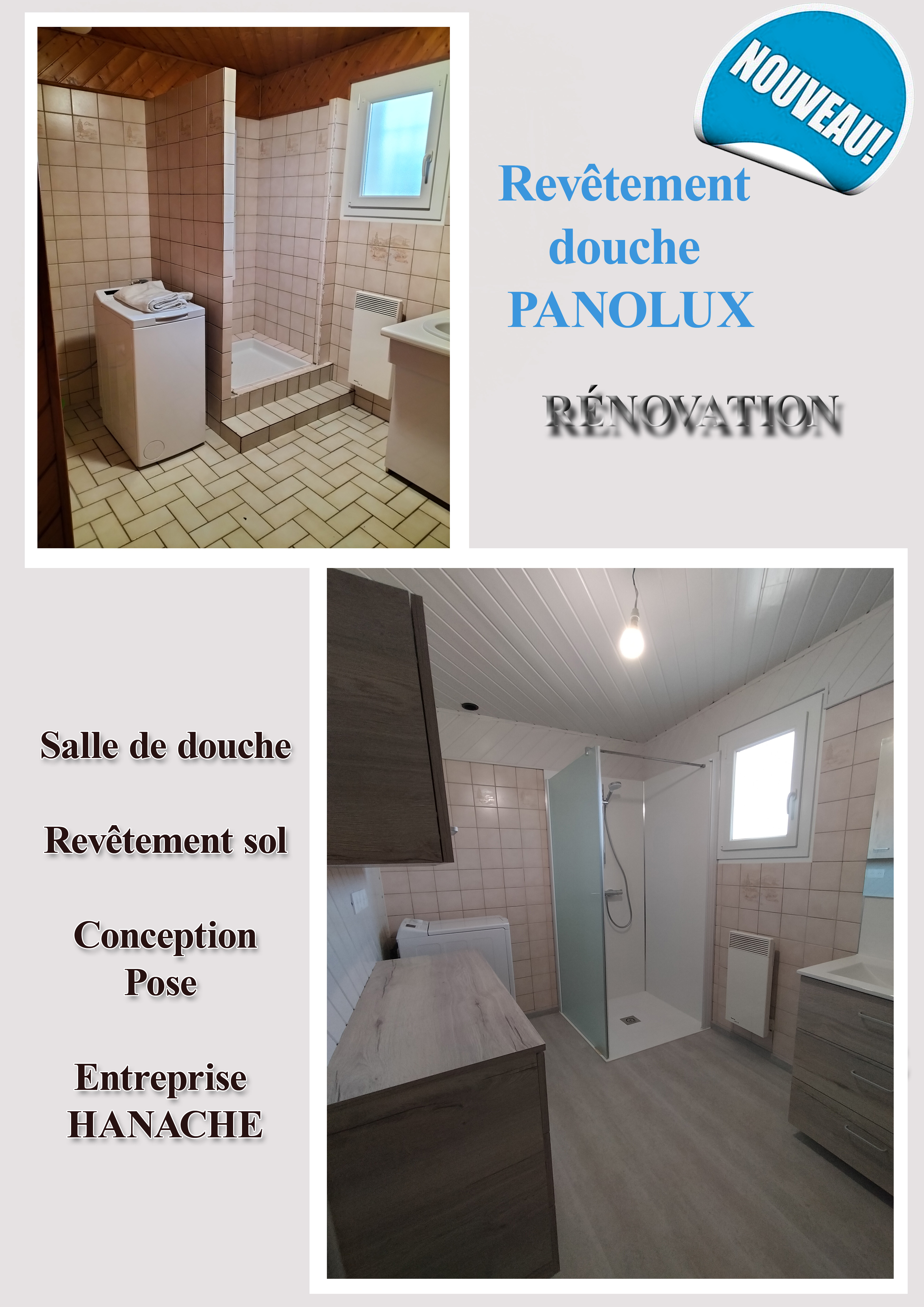 Salle de douche nouveauté PANOLUX